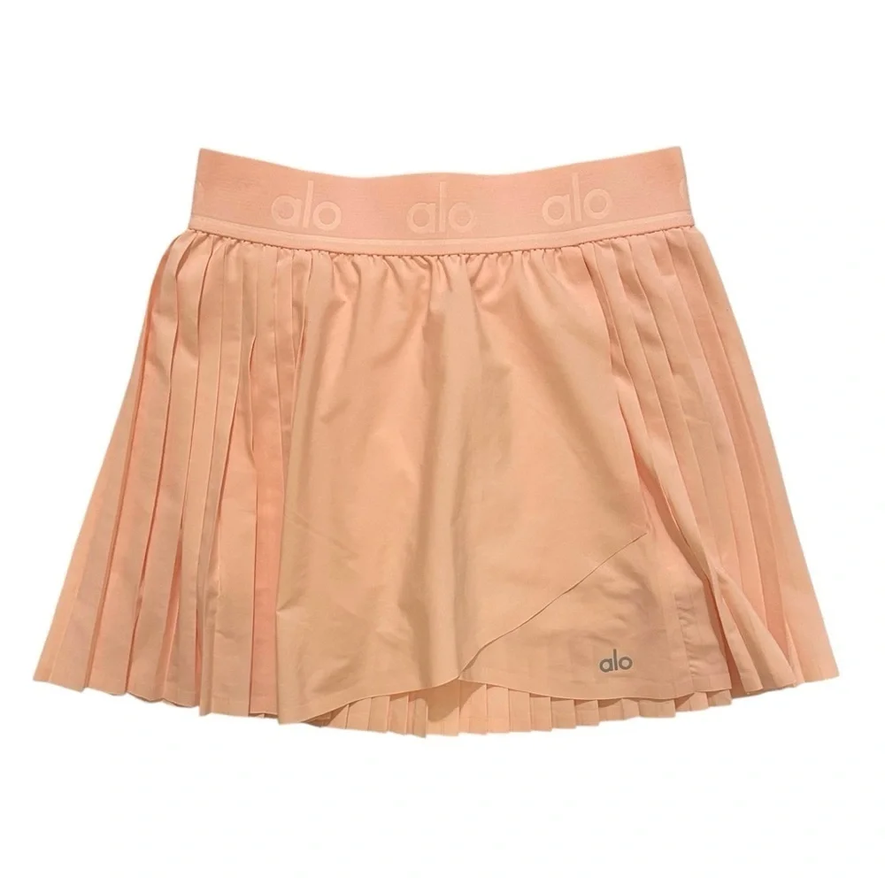 Alo Yoga Aces Tennis Skirt - Light Coral (Peach) Small